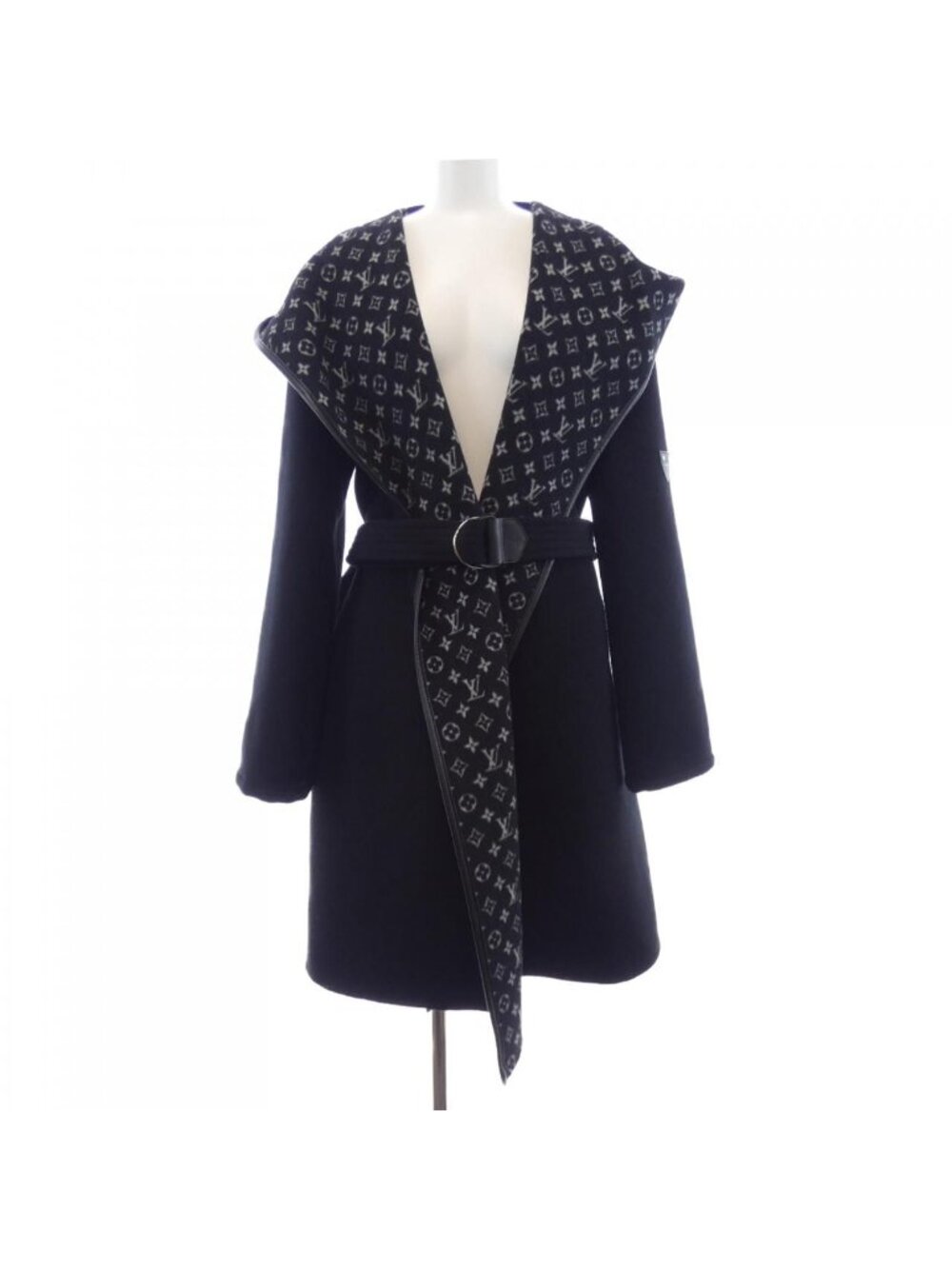 Louis Vuitton Hooded Wrap Coat